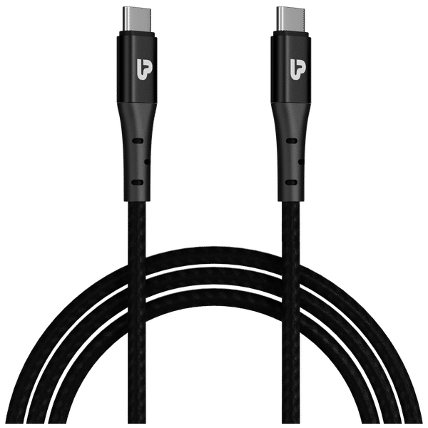 ultraprolink Zoom Type C to Type C 4.95 Feet (1.5 M) Cable (Tangle-free Design, Black)_1