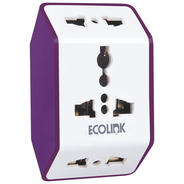 PHILIPS Ecolink 6 Amps Multiplug Socket (High Grade Plastic Body, 913715174001, White)_1