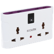PHILIPS Ecolink 6 Amps Multiplug Socket (LED Indicator, 913715174101, White)_2