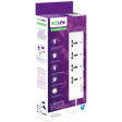 PHILIPS Ecolink Guardian 6 Amps 4 Sockets Spike Guard With Individual Switch (2 Meters, VoltSafe Technology, 913715174401, White and Purple)_2