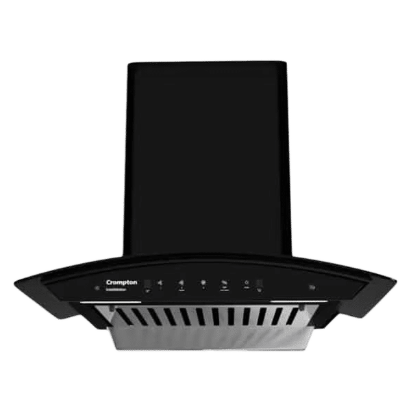 Crompton IntelliMotion 60cm 990m3/hr Ducted Auto Clean Wall Mounted Chimney with Gesture Control (Midnight Black)_1