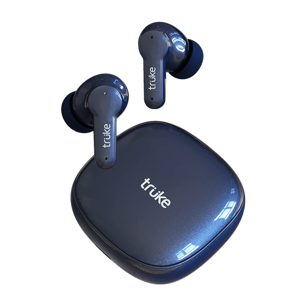truke Buds S2 E213 TWS Earbuds with AI Noise Cancellation (IPX4 Water Resistant, 48 Hours Playback, Blue)_1