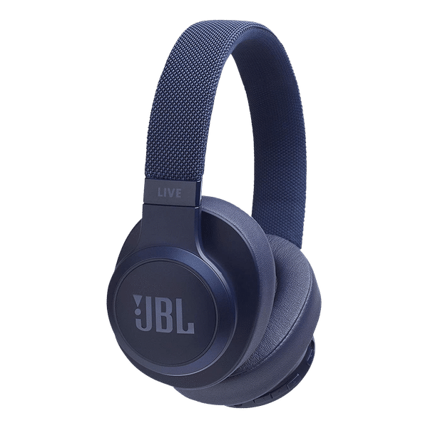 JBL Live 500 JBLLIVE500BTBLU Bluetooth Headphone with Mic (30 Hours Playback, Over Ear, Blue)_1