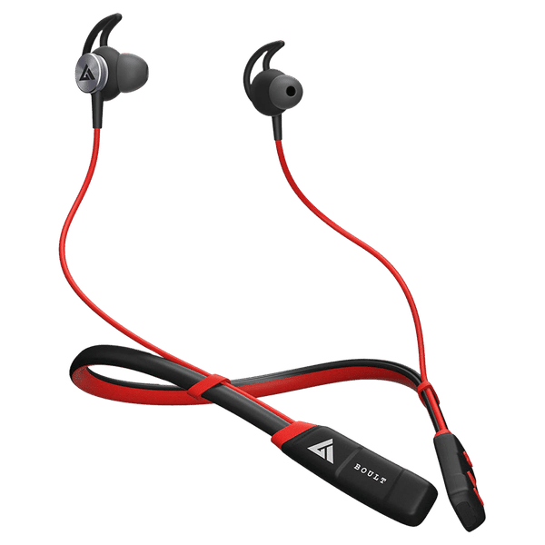BOULT AUDIO ProBass Curve Pro BA-RD-CurvePro Neckband with Noise Isolation (IPX5 Sweat & Water Resistant, Google & Siri Compatibility, Red)_1