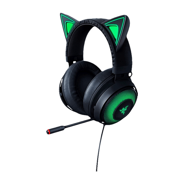 RAZER Kraken Kitty RZ04-02980100-R3M1 Wired Gaming Headset with Active Noise Cancellation (Stream Reactive Lighting, Over Ear, Black)_1