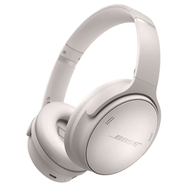 BOSE QuietComfort 45 Bluetooth Headset with Mic (24 Hours Playtime, Over Ear, White Smoke)_1