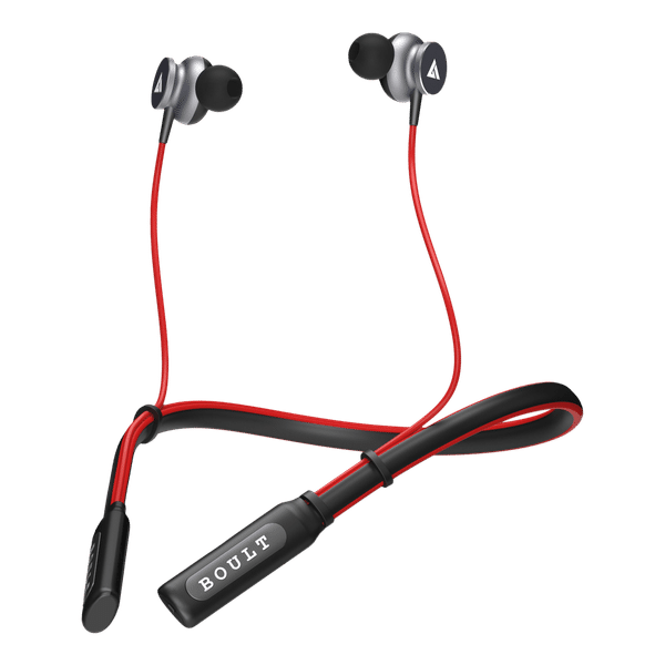 BOULT AUDIO ProBass Curve BA-RD-Curve Neckband with Passive Noise Cancellation (IPX5 Water Resistant, Google & Siri Compatibility, Red)_1