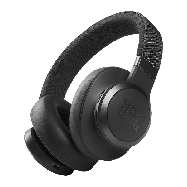 JBL Live 660NC JBLLIVE660NCBLK Bluetooth Headphone with Mic (50 Hours Playback, Over Ear, Black)_1