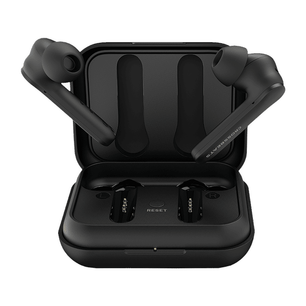 CROSSBEATS Enigma TWS Earbuds with Hybrid Active Noise Cancellation (IPX4 Water Resistant, 24 Hours Playback, Black)_1