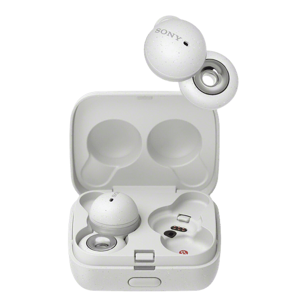 SONY Link Buds WF-L900 TWS Earbuds with Environmental Noise Cancellation (IPX4 Water Resistant, 17.5 Hours Playback, White)_1
