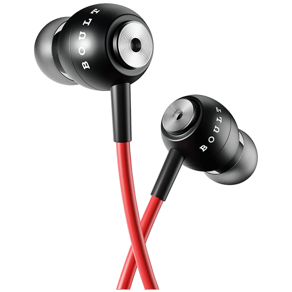 BOULT AUDIO Bassbuds StormX BA-RD-StormX In-Ear Wired  Earphone with Mic (Deep Bass, Red)_1