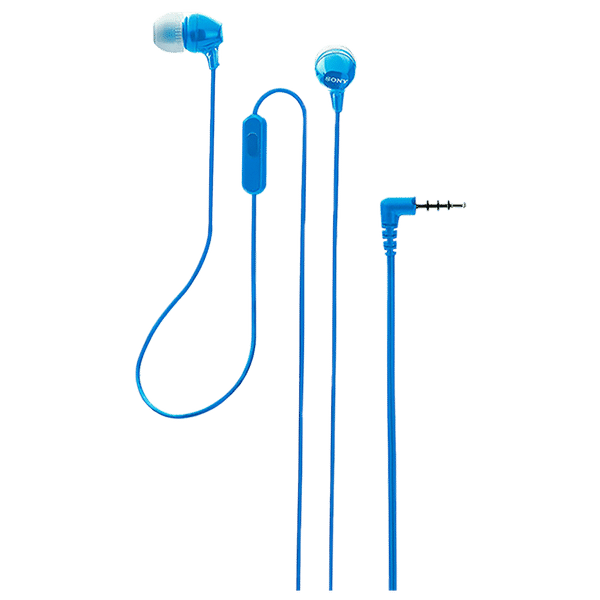 SONY MDR-EX15AP/L Wired Earphone with Mic (In Ear, Blue)_1