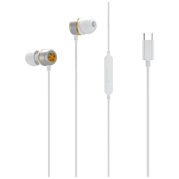 PORTRONICS Conch 20 POR 1419 Wired Earphone with Mic (In Ear, White)_1