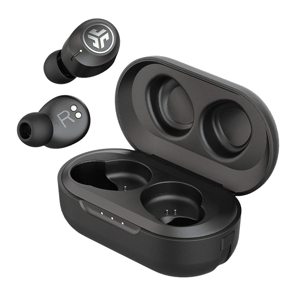 JLAB JBuds Air IEUEBJBAIRANCRBLK8 TWS Earbuds with Active Noise Cancellation (IP55 Water & Sweat Resistant, 40 Hours Playback, Black)_1