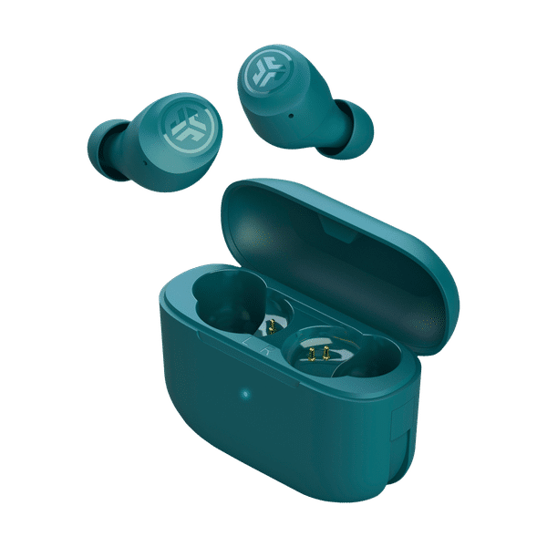 JLAB Go Air Pop IEUEBGAIRPOPRTEL12 TWS Earbuds (IPX4 Sweat & Water Resistant, 32 Hours Playback, Teal)_1