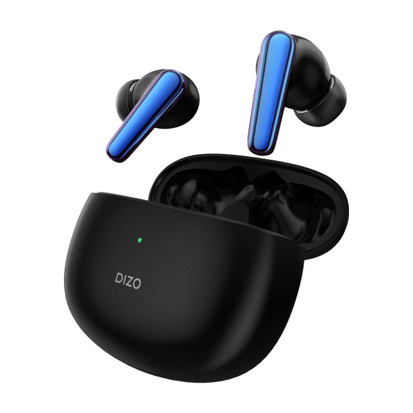DIZO by realme TechLife Buds Z 790100601 TWS Earbuds with Passive Noise Cancellation (IPX4 Sweat & Water Resistant, 16 Hours Playback, Onyx)_1
