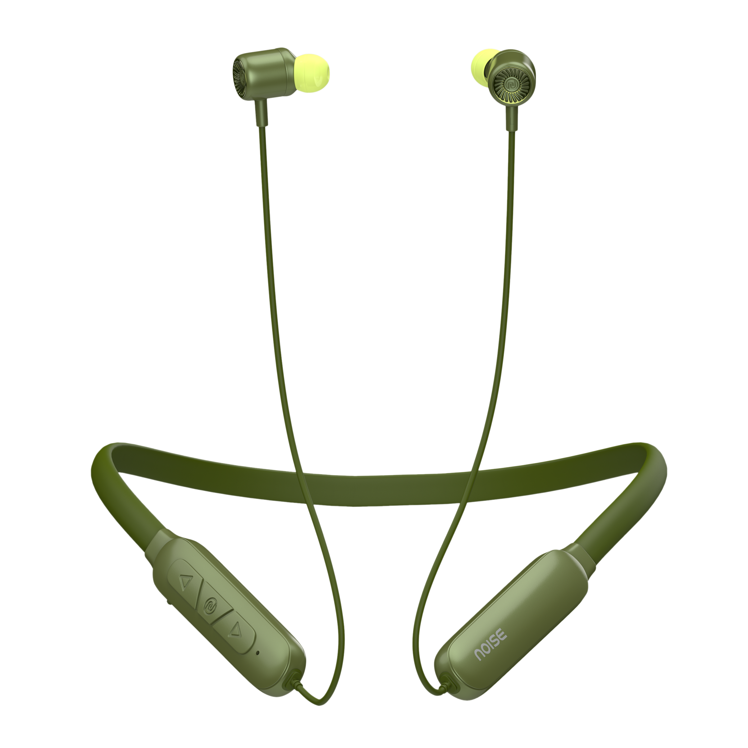 noise Bravo Neckband (35 Hours Playtime, Neon Green)