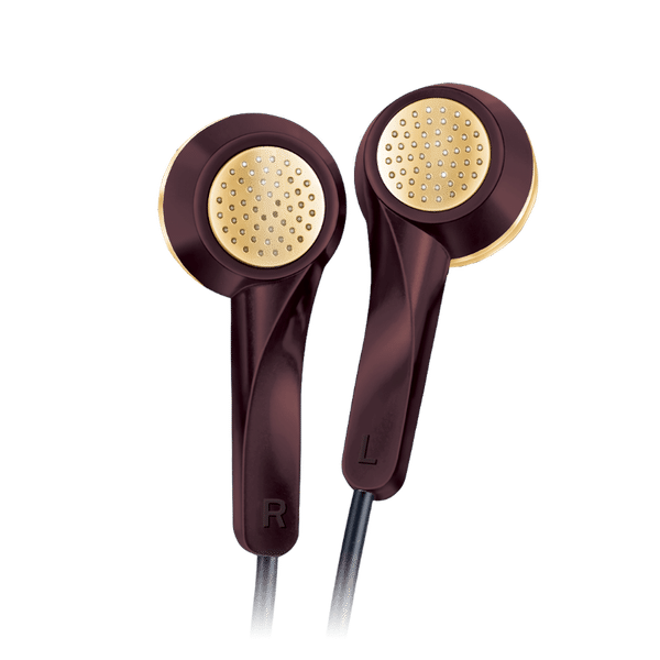 fingers SoundGlitz Wired Earphone with Mic (In Ear, Burgundy/Gold)_1