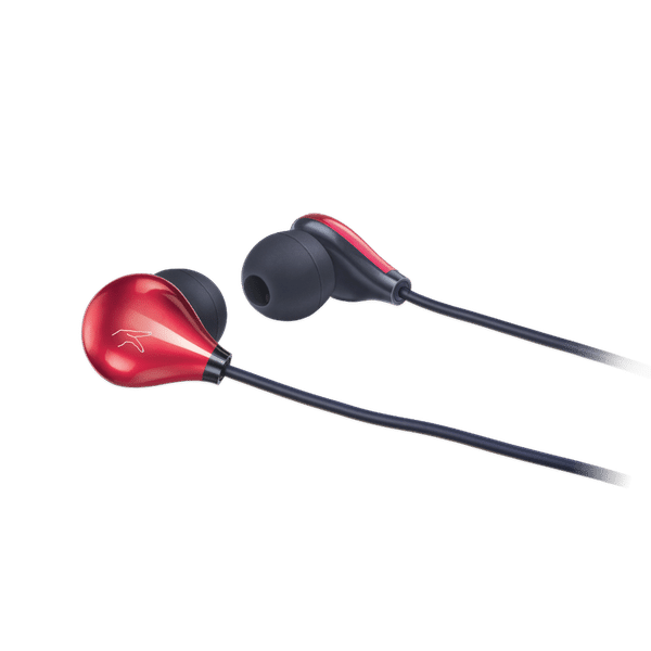 fingers Droplets Wired Earphone with Mic (In Ear, Piano Red)_1