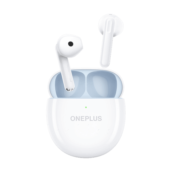 OnePlus Nord Buds CE E506A TWS Earbuds with Noise Cancellation (IPX4 Water Resistant, 20 Hours Playback, Moonlight White)_1