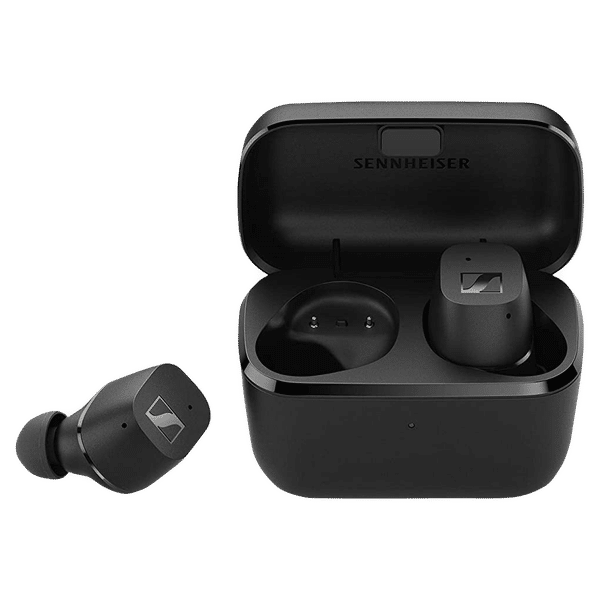 SENNHEISER CX 200 TW1 TWS Earbuds with Passive Noise Cancellation (IPX4 Splash Resistant, 27 Hours Playback, Black)_1