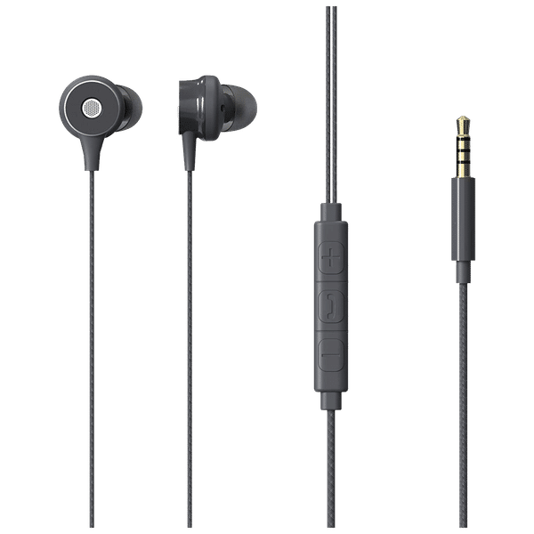 ZEBRONICS Buds 20 Wired Earphone with Mic (In Ear, Black)_1