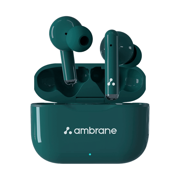 ambrane Dots 38 TWS Earbuds (IPX4 Water Resistant, 19 Hours Playback, Green)_1