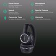 fingers Tap-2-Beat Bluetooth Headphone with Mic (Majestic Bass, On Ear, Jet Black)_2