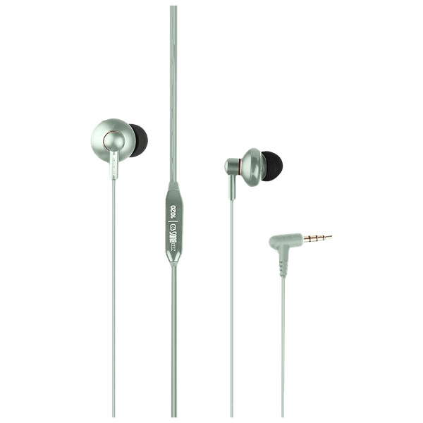ZEBRONICS Buds 10 Wired Earphone with Mic (In Ear, Green)_1