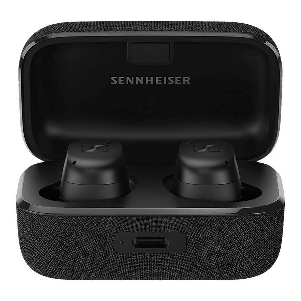 SENNHEISER MTW3 TWS Earbuds with Active Noise Cancellation (IPX4 Splash Resistant, 28 Hours Playback, Black)_1