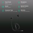 ZEBRONICS Petal Wired Earphone with Mic (In Ear, Black)_2
