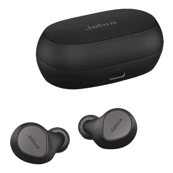 Jabra Elite 7 Pro 100-99172001-40 TWS Earbuds with Active Noise Cancellation (IP57 Water Resistant, 30 Hours Playback, Titanium Black)_1