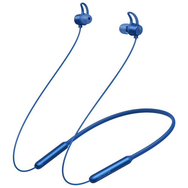 realme Buds RMA108 Neckband (IPX4 Sweat & Water Resistant, 12 Hours Playtime, Blue)_1