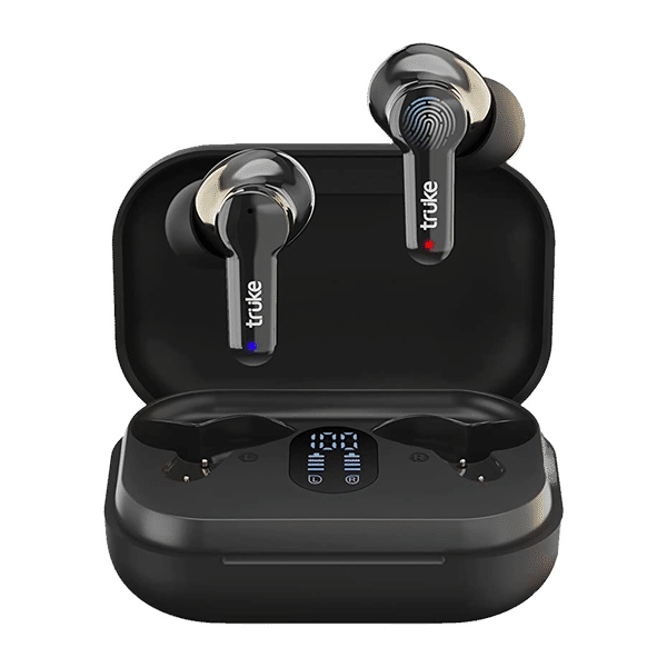 truke Buds Q1 E21 TWS Earbuds (IPX4 Sweat Resistant, 60 Hours Playtime, Black)_1