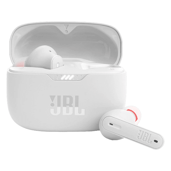 JBL Tune 230NC JBLT230NCTWSWHT TWS Earbuds with Active Noise Cancellation (IPX4 Sweat & Water Resistant, 40 Hours Playback, White)_1