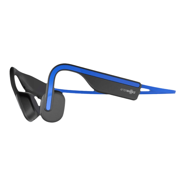AfterShokz OpenMove Bone Conduction Bluetooth Headset with Noise Isolation (IP55 Water Resistant, Deep Bass, Blue)_1