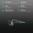 AfterShokz OpenMove Bone Conduction Bluetooth Headphone with Noise Isolation (IP55 Water Resistant, Deep Bass, Grey)_2