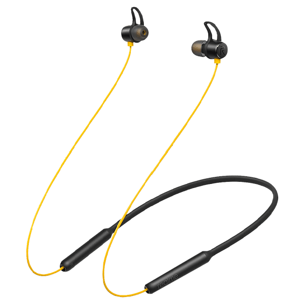 realme Buds ACCFHGZFS7GB9CVM Neckband (IPX4 Sweat Resistant, 12 Hours Playtime, Yellow)_1
