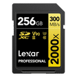 Lexar Professional 2000x GOLD Series SDXC/SDHC 256GB Class 10 300MB/s Memory Card_1