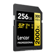 Lexar Professional 2000x GOLD Series SDXC/SDHC 256GB Class 10 300MB/s Memory Card_4