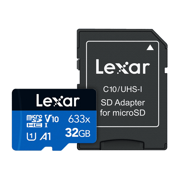 Lexar 633x BLUE Series MicroSDXC/SDHC 32GB Class 3 100MB/s Memory Card_1