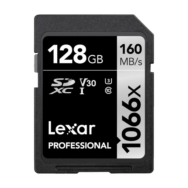 Lexar Professional 1066x SILVER Series SDXC 128GB Class 10 160MB/s Memory Card_1