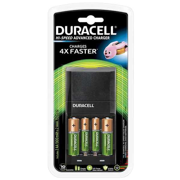 DURACELL CEF27 1300 & 750 mAh Alkaline AA & AAA Rechargeable Battery (Pack of 4)_1