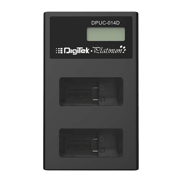 DigiTek Platinum DPUC 014D (LCD MU) Quick Camera Battery Charger for Hero5, 6, 7 and 8 (2-Ports, Over Voltage Protection)_1