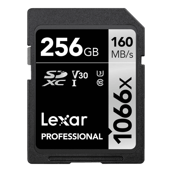 Lexar Professional 1066x SILVER Series SDXC 256GB Class 10 160MB/s Memory Card_1