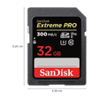 SanDisk Extreme Pro SDXC 32GB Class 10 300MB/s Memory Card_2