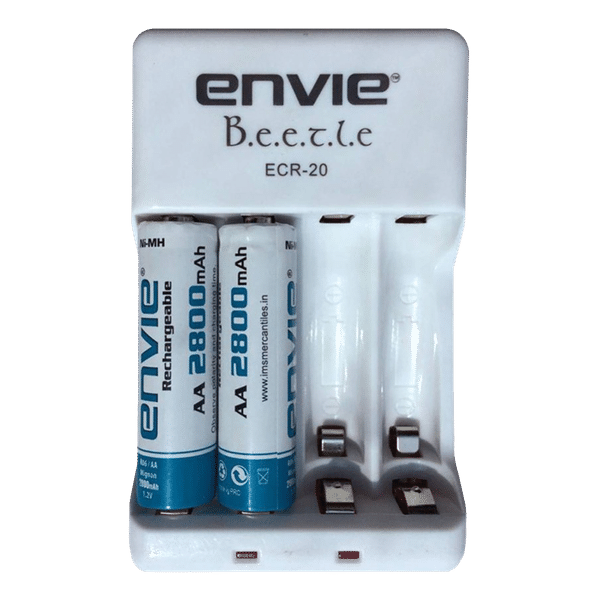 envie Beetle ECR-20 Camera Battery Charger Combo for 28002PL (4-Ports, Short Circuit Protection)_1