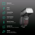 Godox TT685IIS Flash Speedlite for Sony Digital a9, a7, a7II, a7III, a7RIII, a7RII, a7SII, a6000, a6300, a6500 (Wide Light Coverage)_2