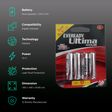 EVEREADY Ultima 2115 BP4 2100 mAh Alkaline AA Battery (Pack of 4)_2