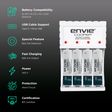 envie Cooper ECR-20 MC Camera Battery Charger Combo for AA1000 (4-Ports, Short Circuit Protection)_2